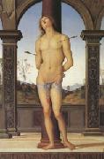 Pietro vannucci called IL perugino st Sebastian (mk05) Spain oil painting artist